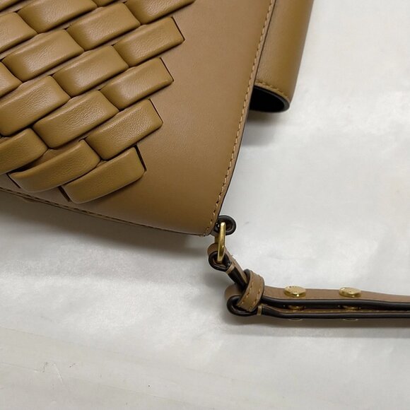 TORY BURCH Brown Leather Shoulder Bag mon258-103125 - Picture 7 of 16